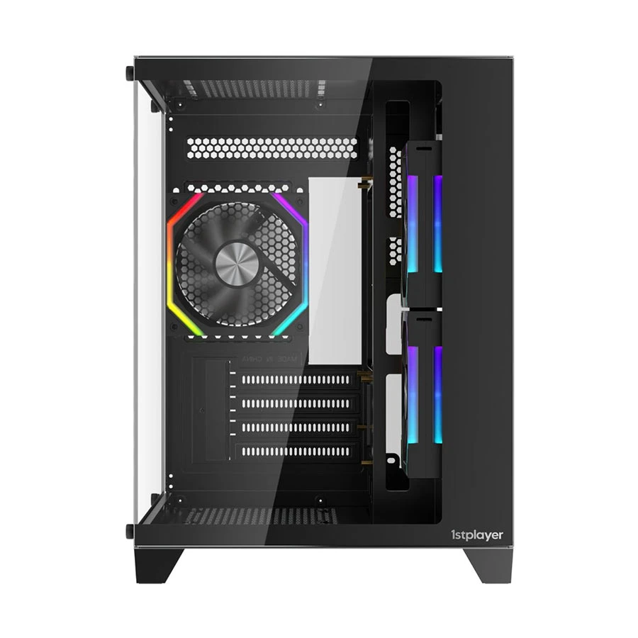 1st Player BV5 Mid Tower (Tempered Glass) Micro-ATX Gaming Desktop Case