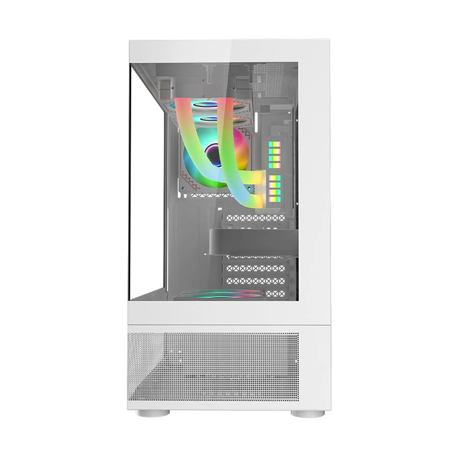 1st Player Mi7-A Mid Tower ATX Gaming Desktop Casing with Fan, HUB & Controller