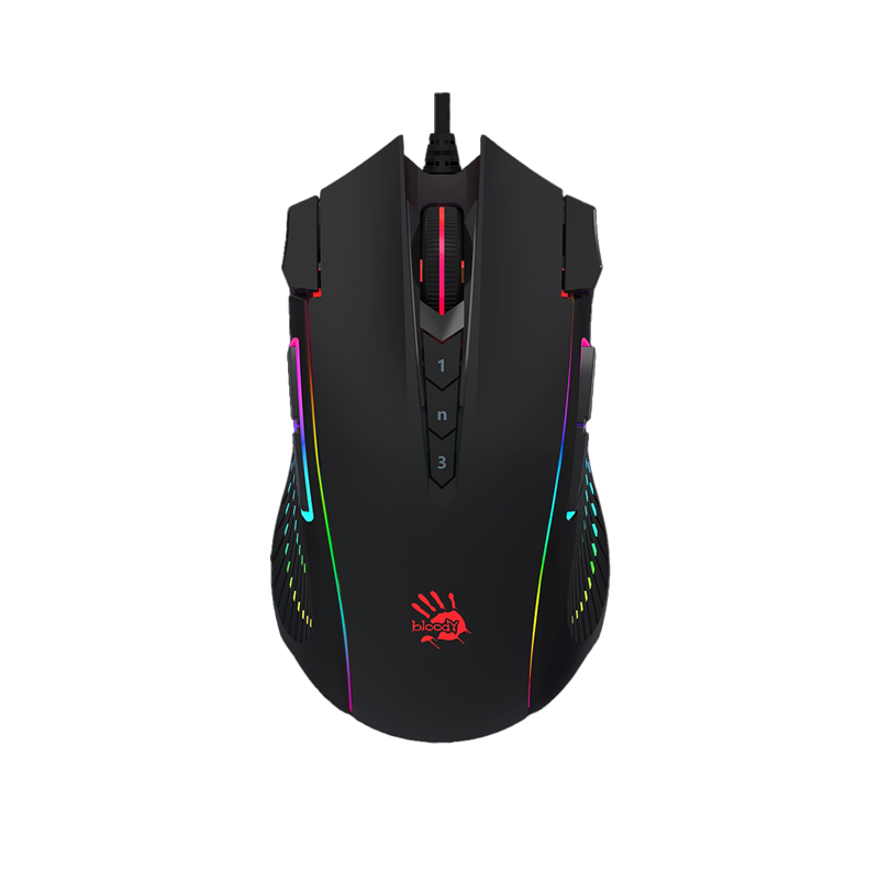 A4TECH Bloody J90S 2-Fire RGB Animation Gaming Mouse