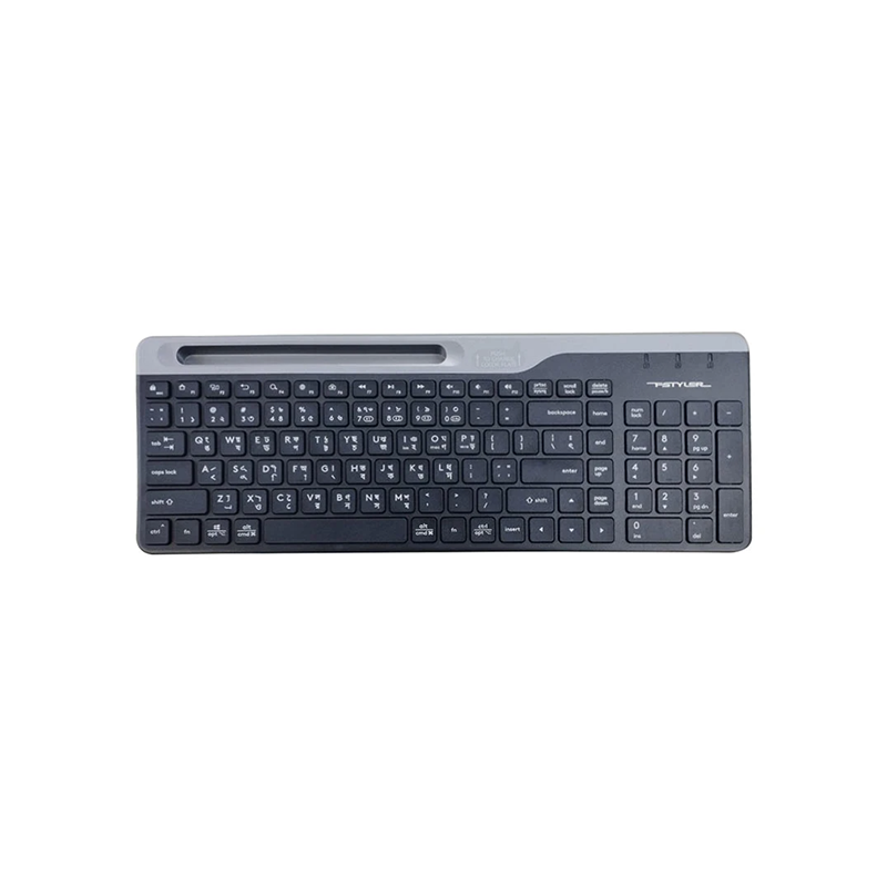 A4TECH Fstyler FBK25 Bluetooth & 2.4G Wireless Keyboard with Bangla