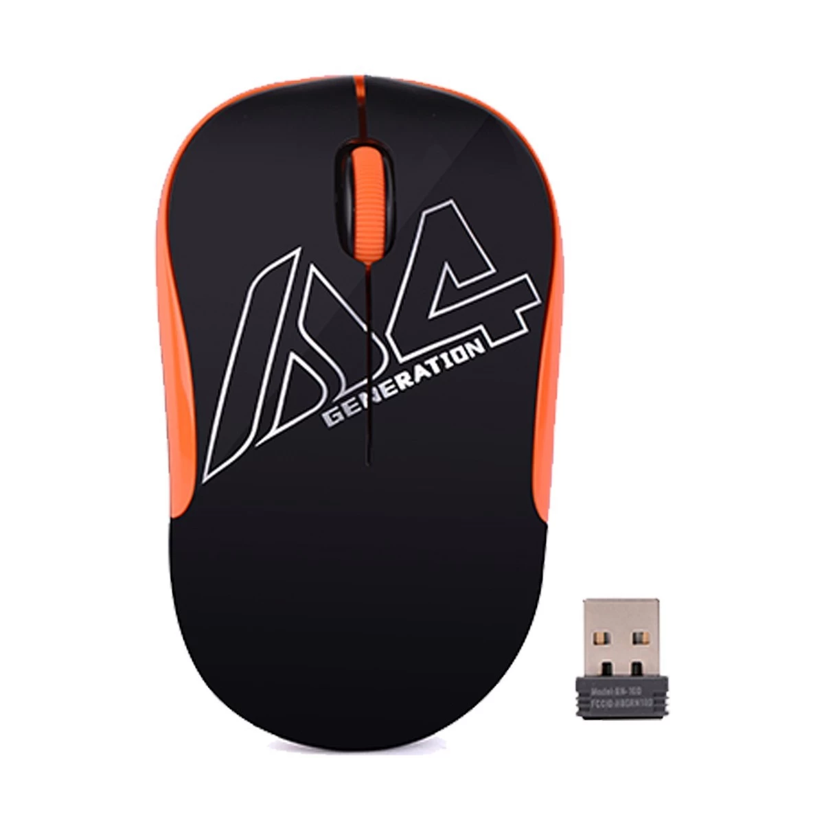 A4TECH G3-300N -Orange V-Track Wireless Mouse