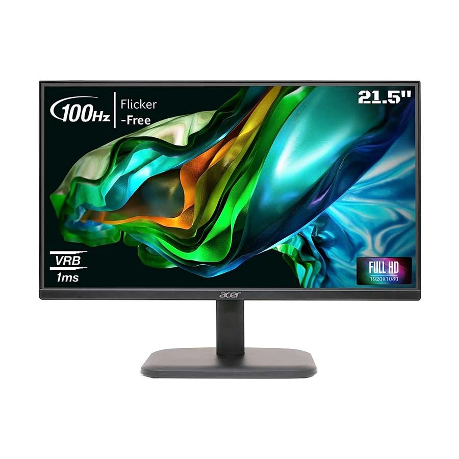 Acer EK220Q H3bi 22 Inch (21.5 Inch Viewable) Full HD LED HDMI, VGA Monitor #UM.WE0SI.301/UM.WE0SS.301