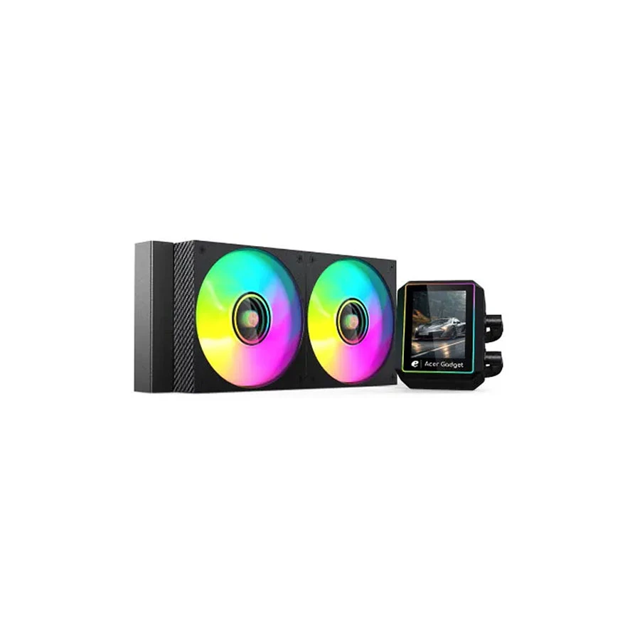 Acer Gadget ZUOOS SmartCool W240AL2.8 ARGB 240mm AIO Liquid CPU Cooler with 2.8 Inch IPS Display