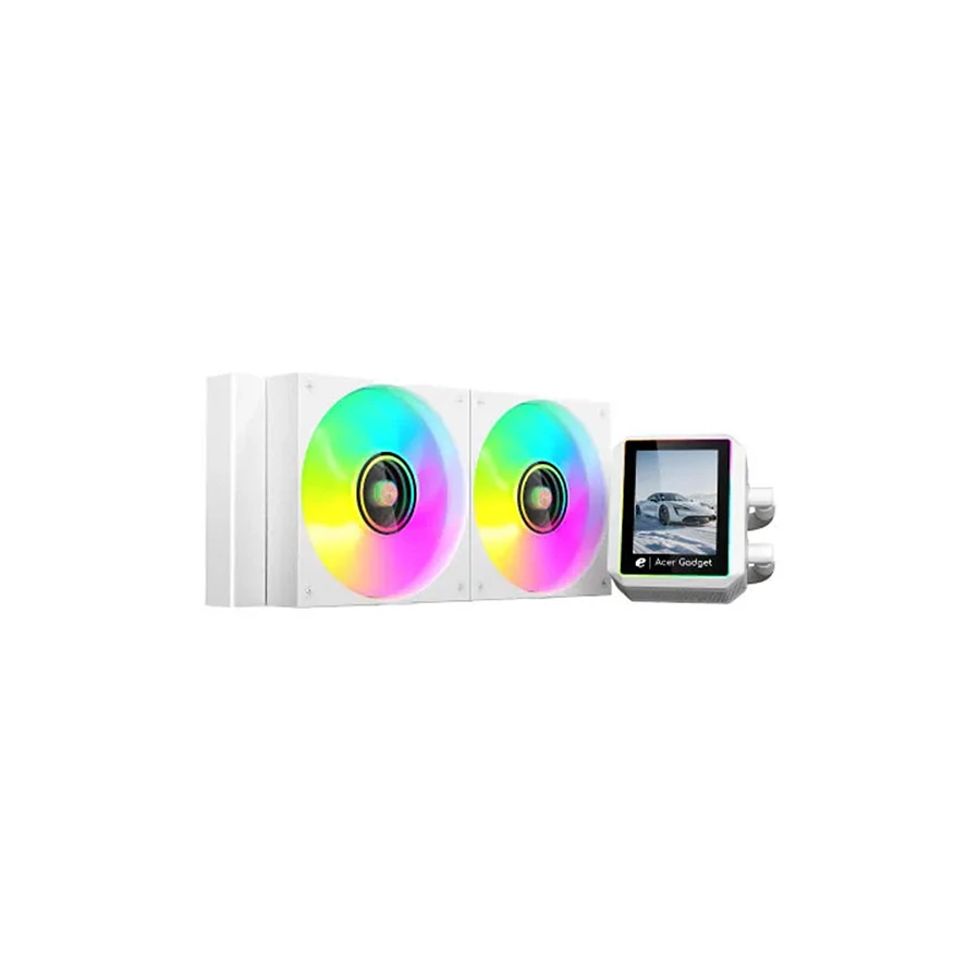 Acer Gadget ZUOOS SmartCool W240AL2.8W ARGB 240mm AIO Liquid CPU Cooler with 2.8 Inch IPS Display