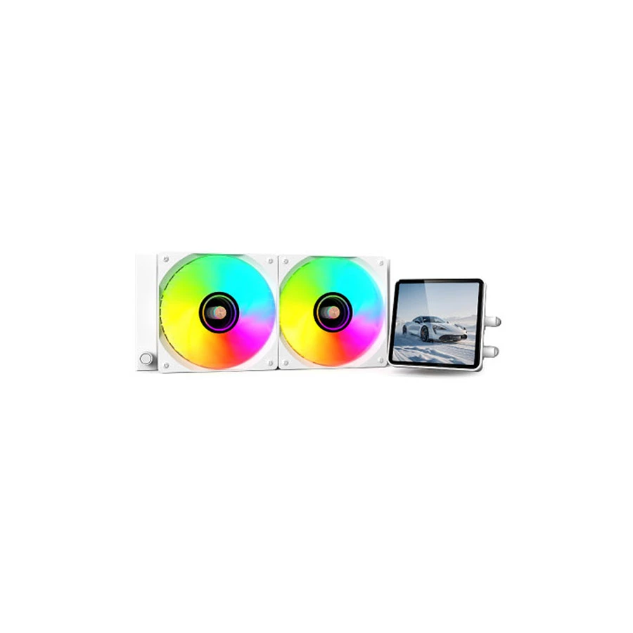 Acer Gadget ZUOOS SmartCool W240AL4.0W ARGB 240mm AIO Liquid CPU Cooler with 4 Inch IPS Display