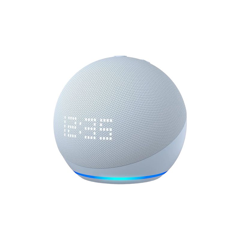 Amazon Echo Dot 5th Gen Speaker - With Clock - official view 2