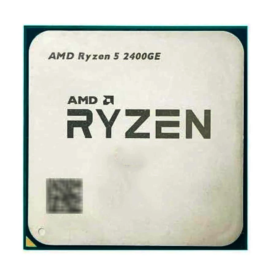 AMD Ryzen 5 2400GE 3.2GHz-3.8GHz 4 Core 6MB Cache, Vega 11 Graphics AM4 Socket Processor (OEM/Tray)