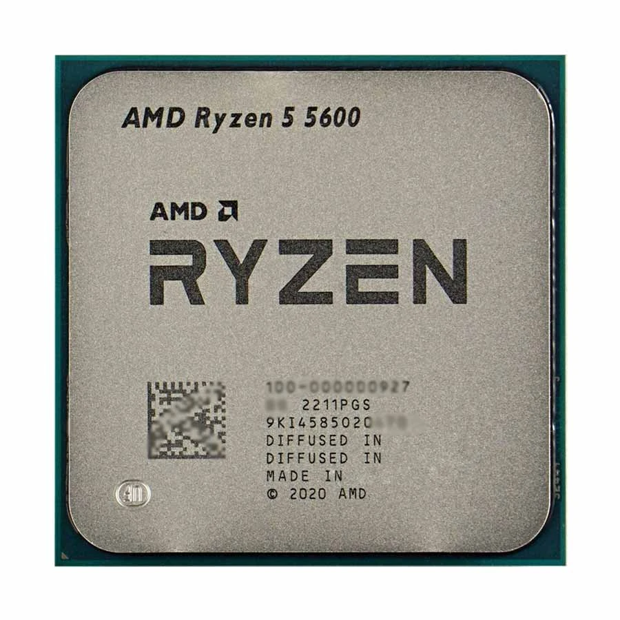 AMD Ryzen 5 5600 3.5GHz-4.4GHz 6 Core 35MB Cache AM4 Socket Processor (OEM/Tray)
