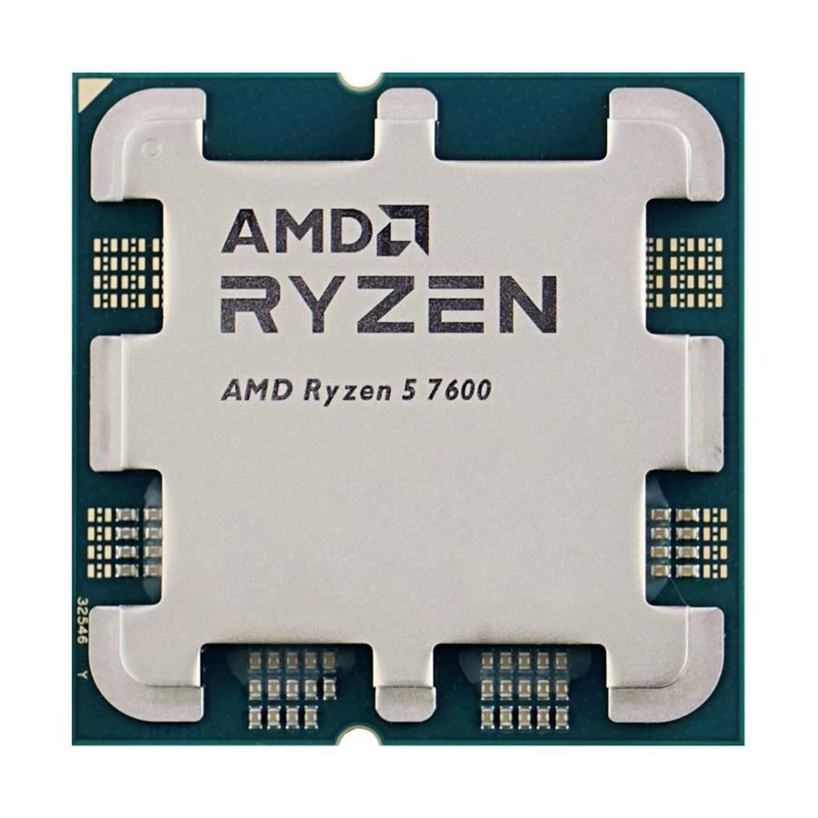 AMD Ryzen 5 7600 3.8GHz-5.1GHz 6 Core 38MB Cache AM5 Socket Processor - (OEM/Tray) (Fan Not Included)