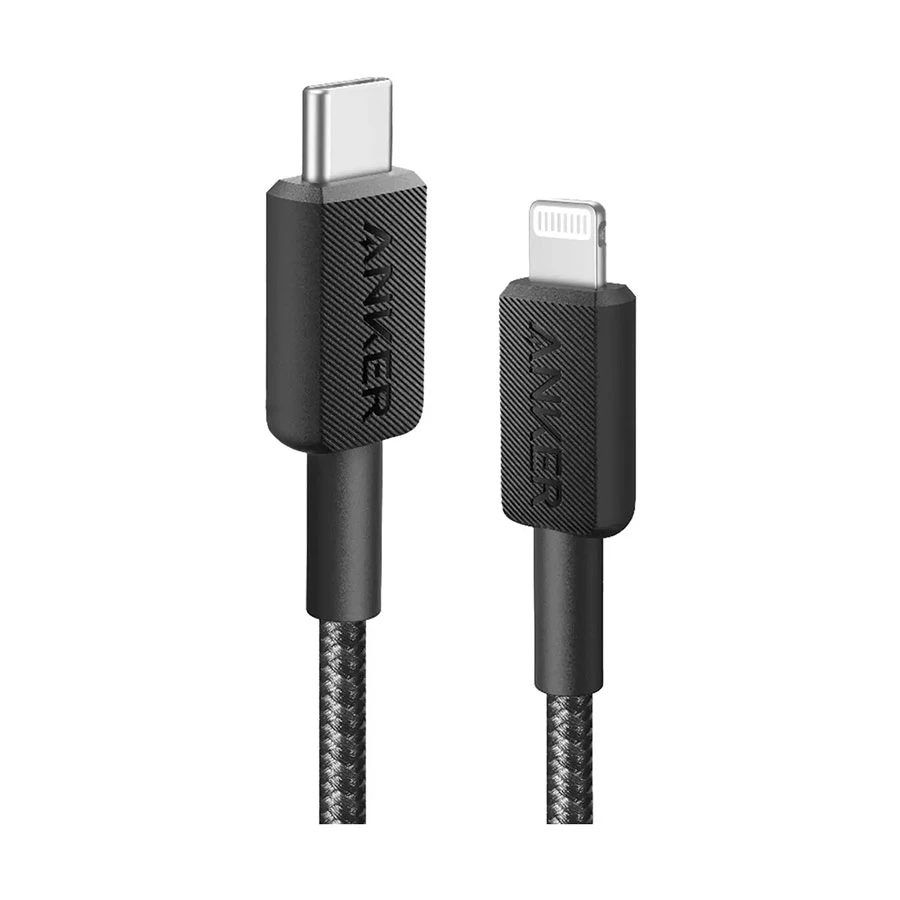 Anker 322 USB Type-C Male to Lightning Male, 0.9 Meter, Braided Charging & Data Cable #A81B5H11