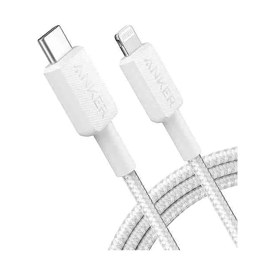 Anker 322 USB Type-C Male to Lightning Male, 0.9 Meter, Braided Charging & Data Cable #A81B5H21