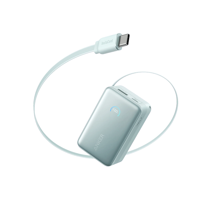 Anker A1638 Nano 45W Power Bank with Built-In Retractable USB-C Cable - 10000mAh - official view 3