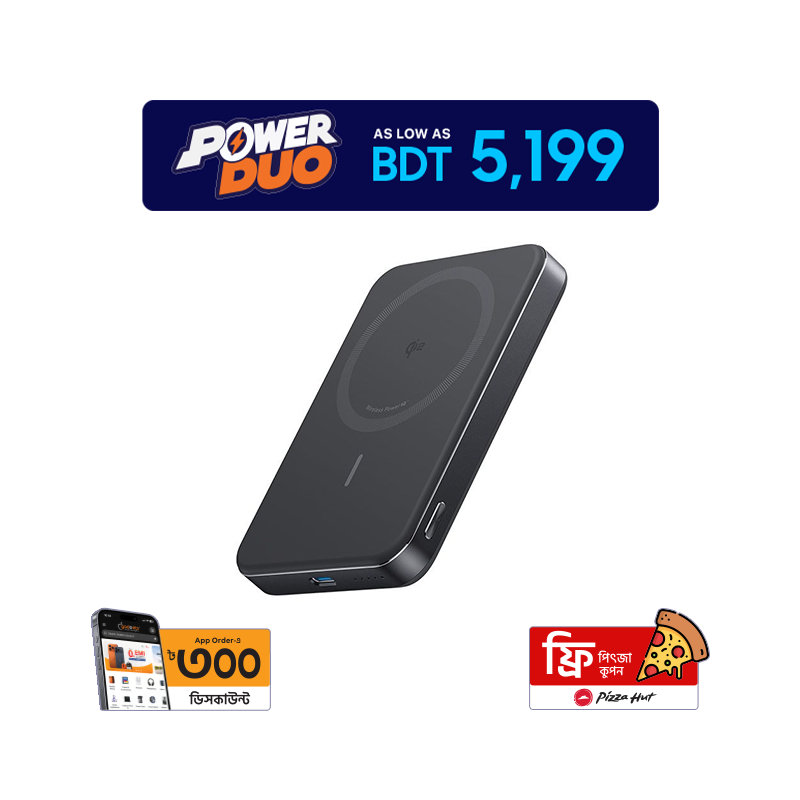 Anker A1664 MagGo Qi2 Ultra Slim Power Bank - 10000mAh