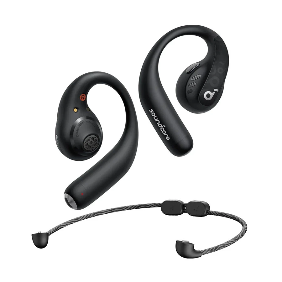 Anker Soundcore AeroFit Pro Black Bluetooth Open-Ear Earbuds