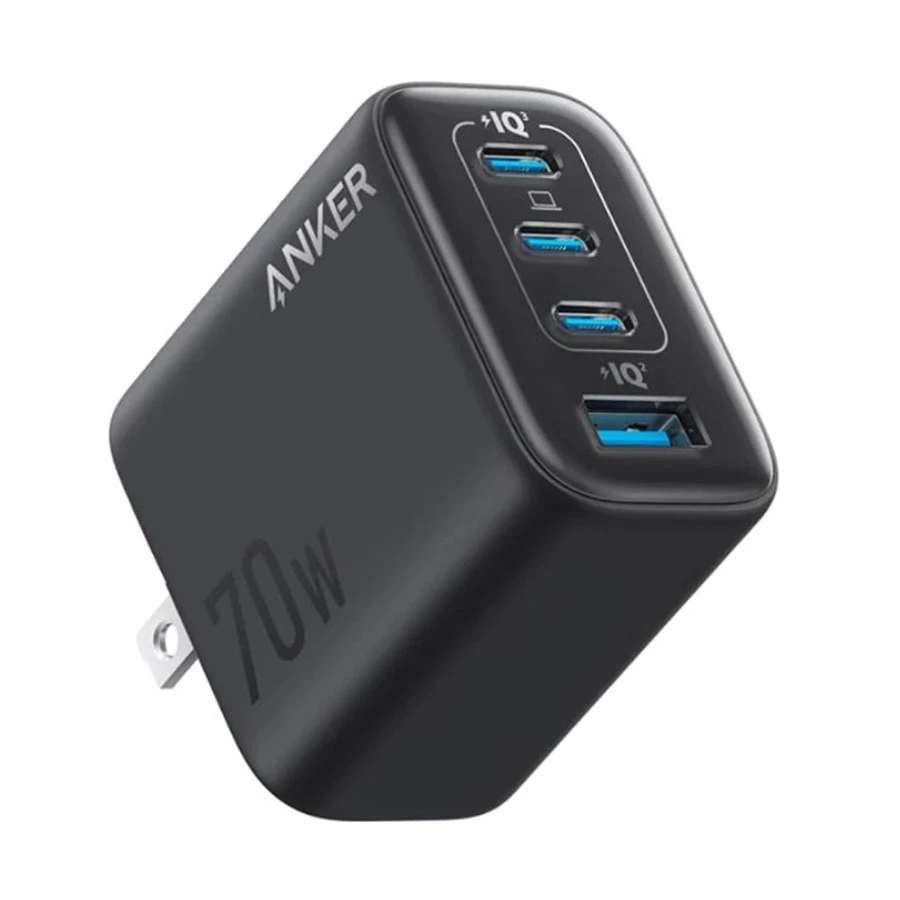 Anker Zolo 70W USB & Tri USB-C Charger / Charging Adapter #A121CJ11 (2 Pin, US)