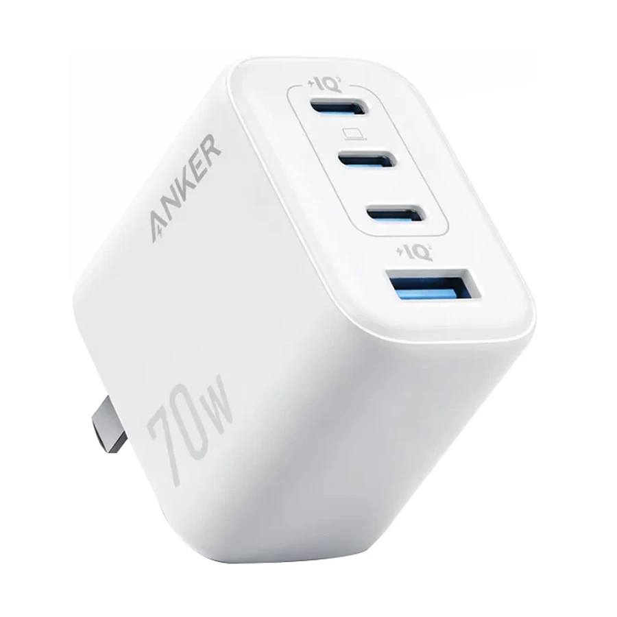 Anker Zolo 70W USB & Tri USB-C Charger / Charging Adapter #A121CJ11/A121CJ21 (2 Pin, US)