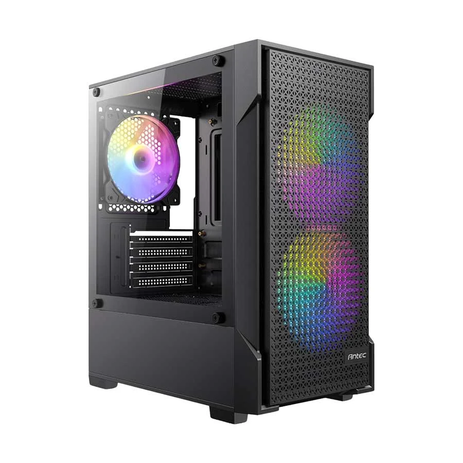 Antec VX100M ARGB Mini Tower Micro-ATX Gaming Desktop Case