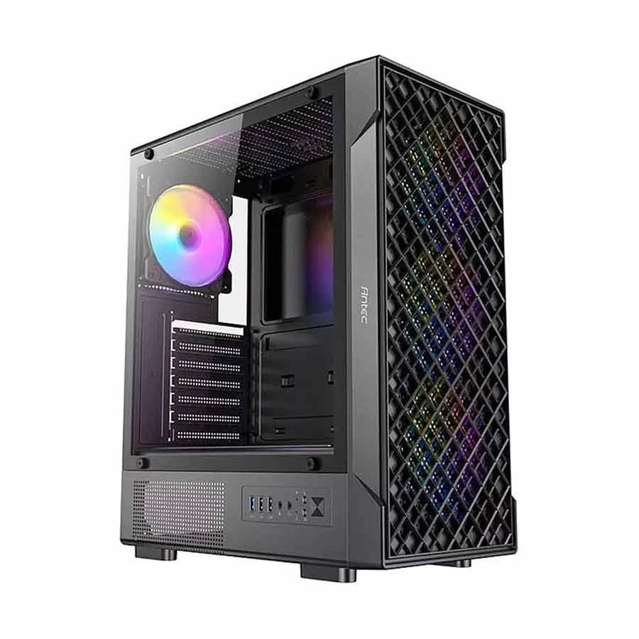 Antec VX320 ARGB Mid Tower (Tempered Glass Window) ATX Gaming Desktop Case