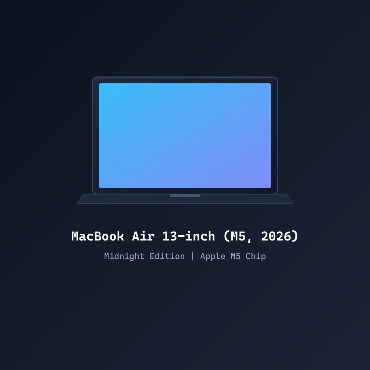 Apple MacBook Air 13 Inch M5 2026