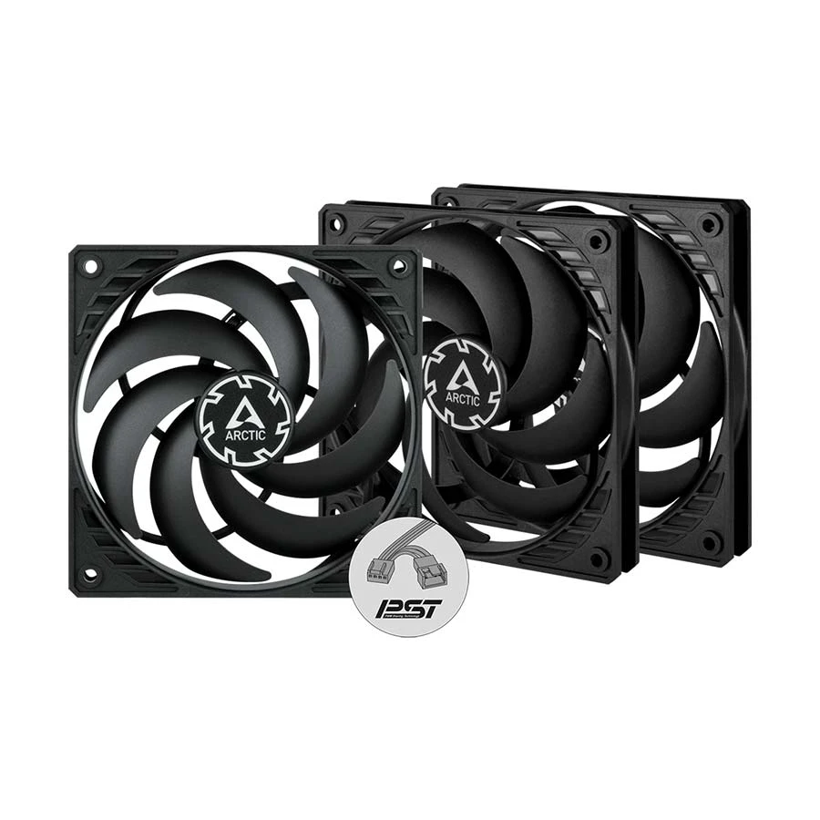 Arctic P12 Slim PWM PST 120mm (3xFAN) Casing Cooling Fan #ACFAN00275A