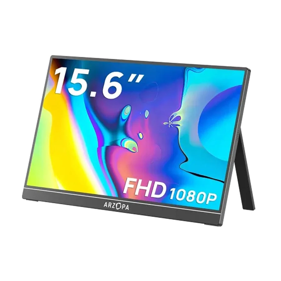 Arzopa A1 Pro 15.6 Inch FHD Mini HDMI Dual Type-C Speaker Portable Monitor