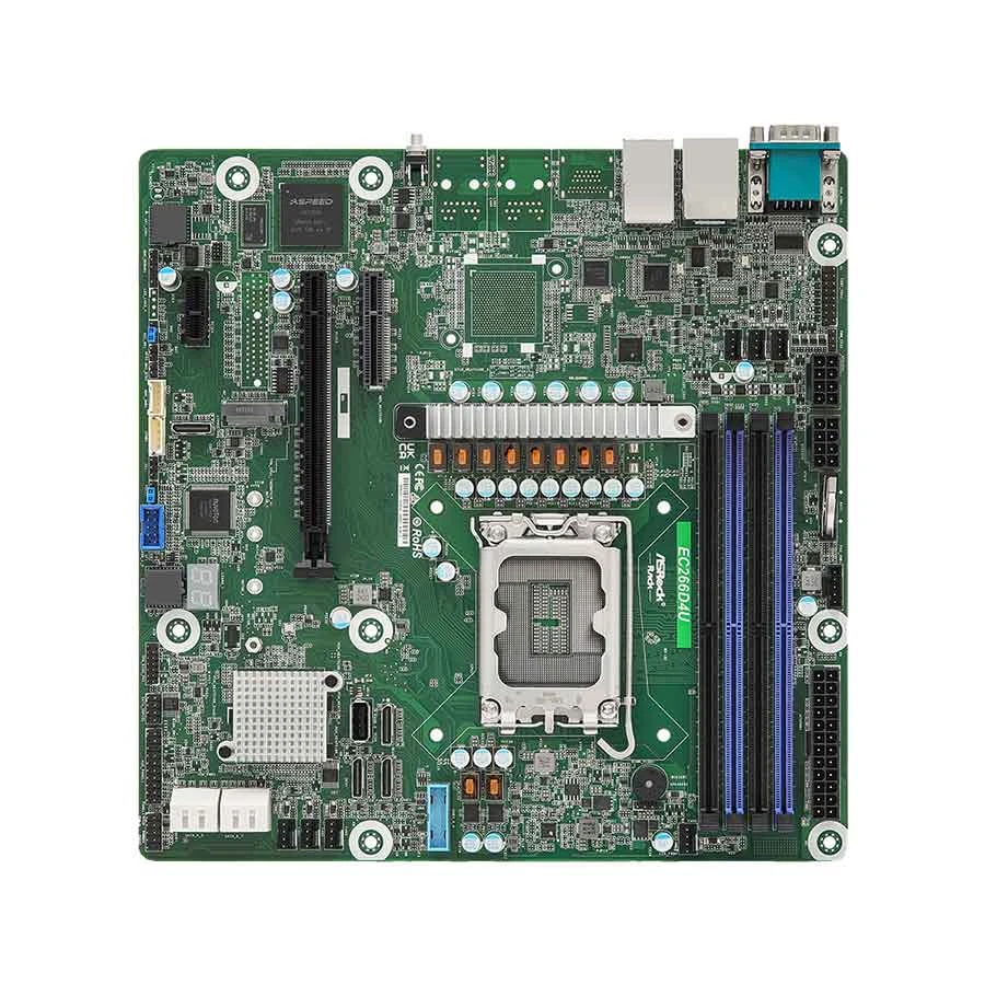ASRock EC266D4U DDR5 C266 Chipset Xeon 6300/E-2400 Series Intel Motherboard for Server Board
