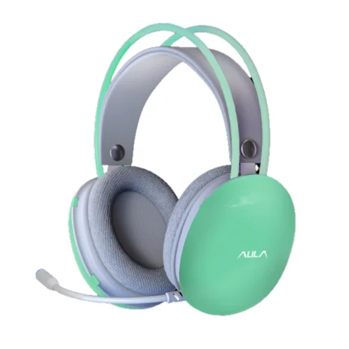 AULA S505 Wired Gaming Headphone with Transparent RGB Light Effect