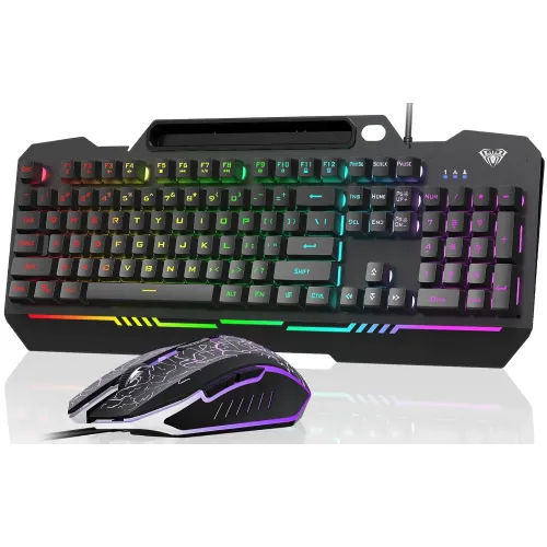 AULA T102 RGB Keyboard & Mouse Gaming Combo