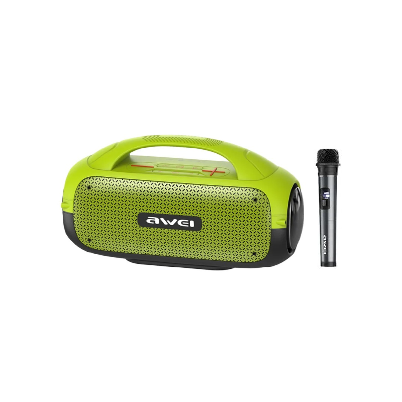 Awei Y886 60W Powerful Portable Bluetooth Speaker With Mic - 12000mAh - official view 2