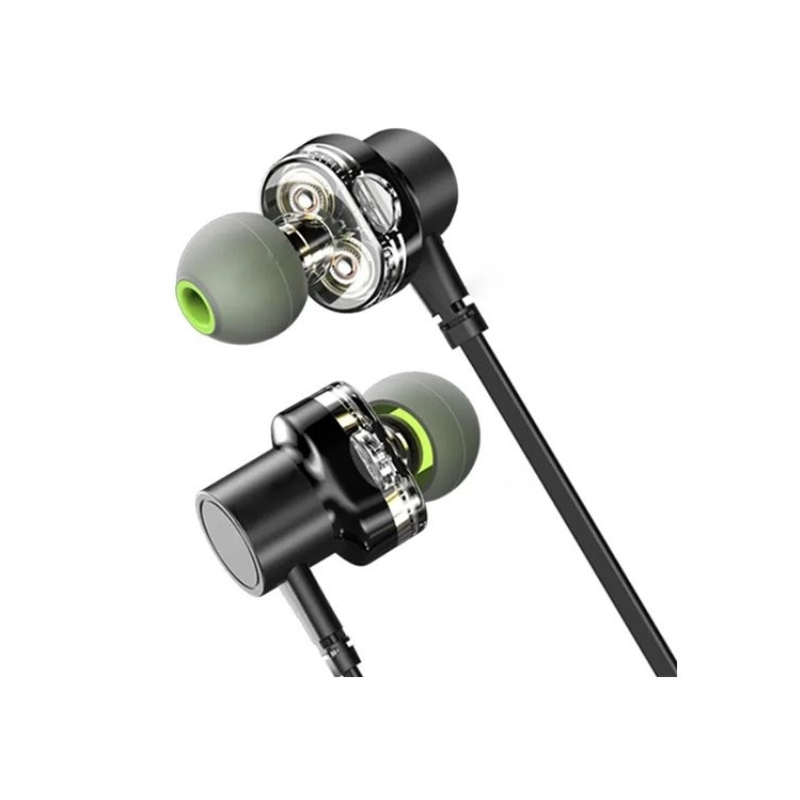 Awei Z1 3.5mm Dual Driver Wired Earphones - official view 2