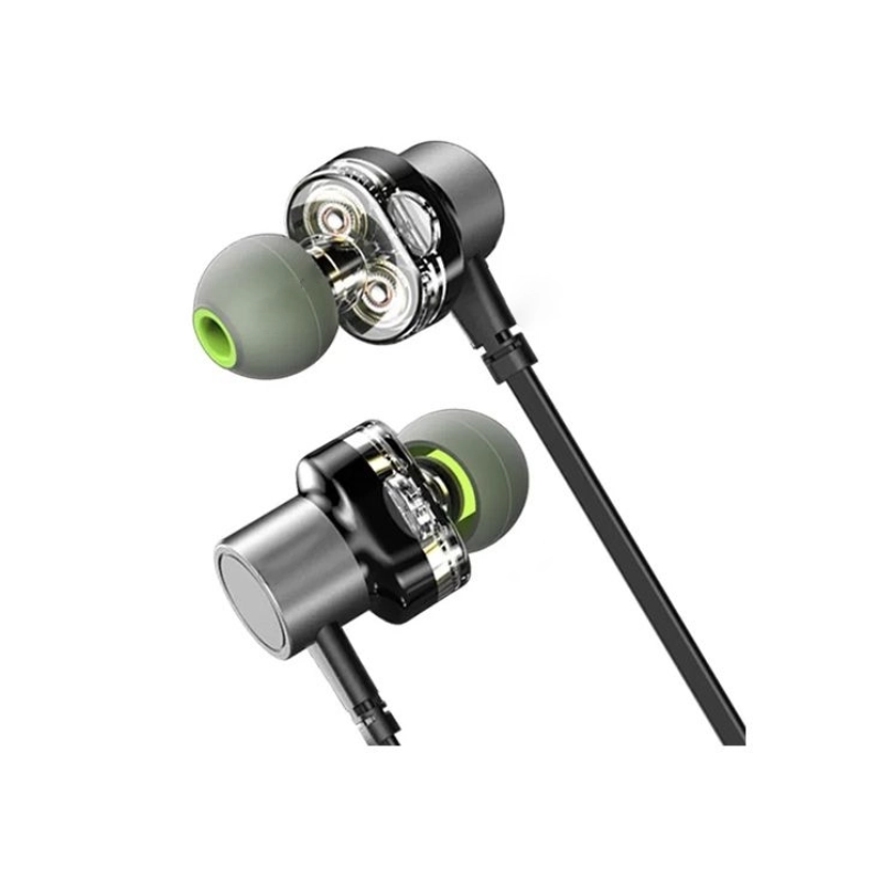 Awei Z1 3.5mm Dual Driver Wired Earphones - official view 3