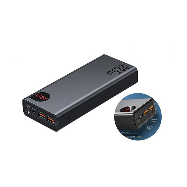 Baseus Adaman Metal Digital Display Quick Charge Power Bank 22.5W - official view 3