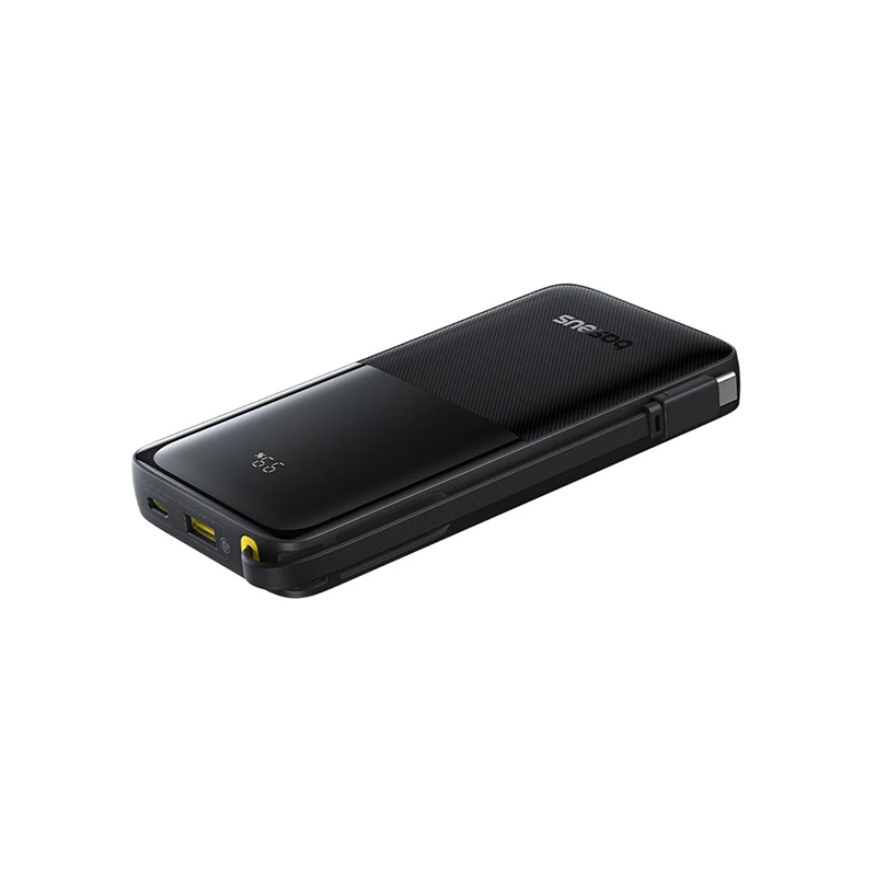 Baseus Bipow 2 20W Digital Display Power Bank With Built-in-USB-C Cable - 20000mAh - official view 2