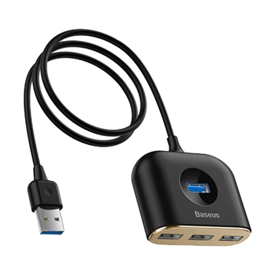 Baseus CAHUB-AY01 USB Male to Tri USB 2.0 & USB 3.0 Female USB HUB #CAHUB-AY01, 1 Meter