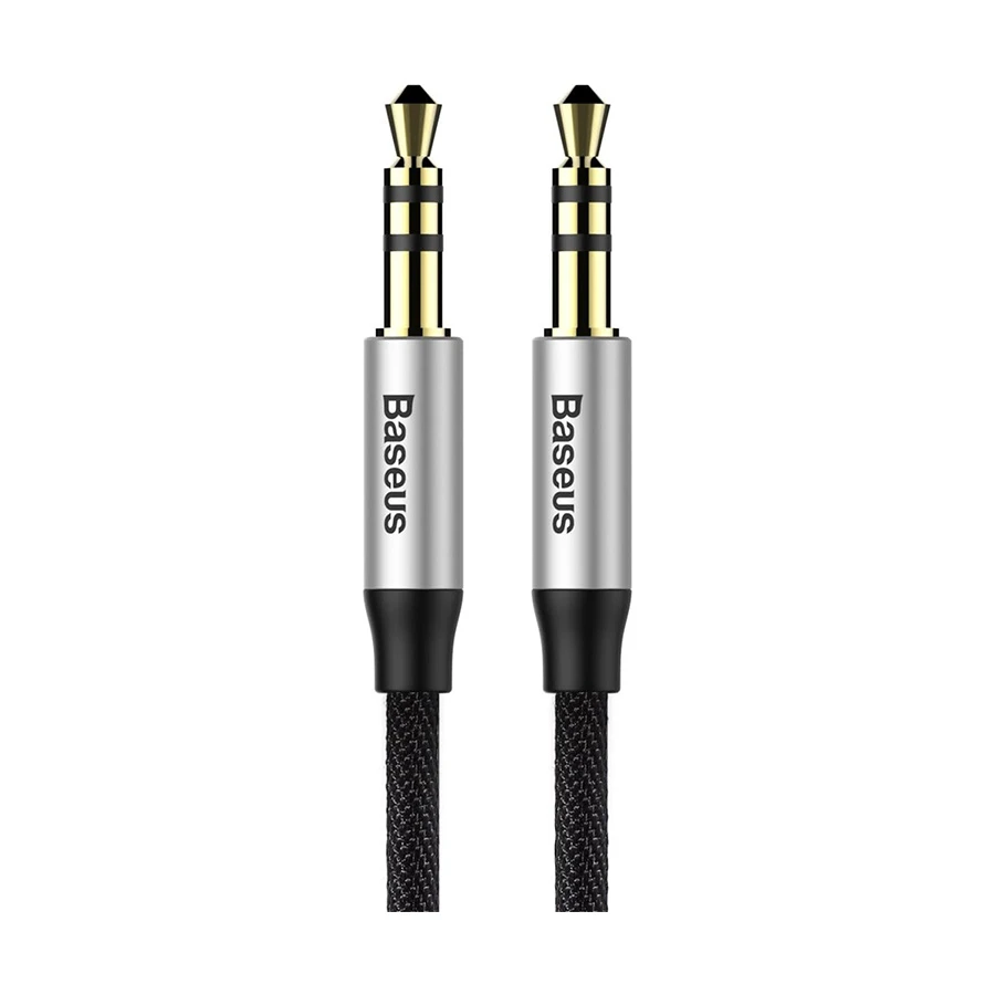 Baseus CAM30-CS1 3.5mm Male to Male, 1.5 Meter, & Black Audio Cable # CAM30-CS1