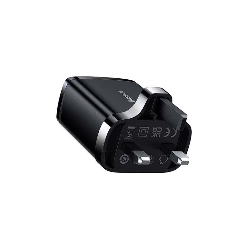 Baseus Compact Fast Charger 2U+C 30W UK - official view 4