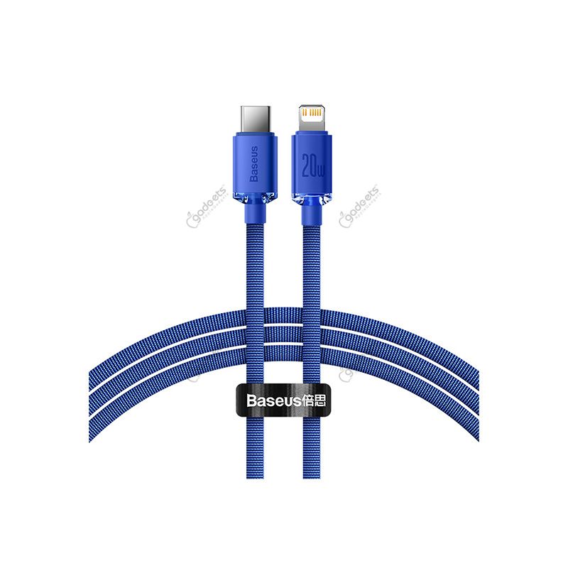 Baseus Crystal Shine Series Fast Charging Data Cable Type-C to Lightning 20W - official view 2