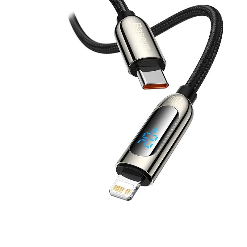 Baseus Display Fast Charging Data Cable Type-C to iP 20W - official view 2