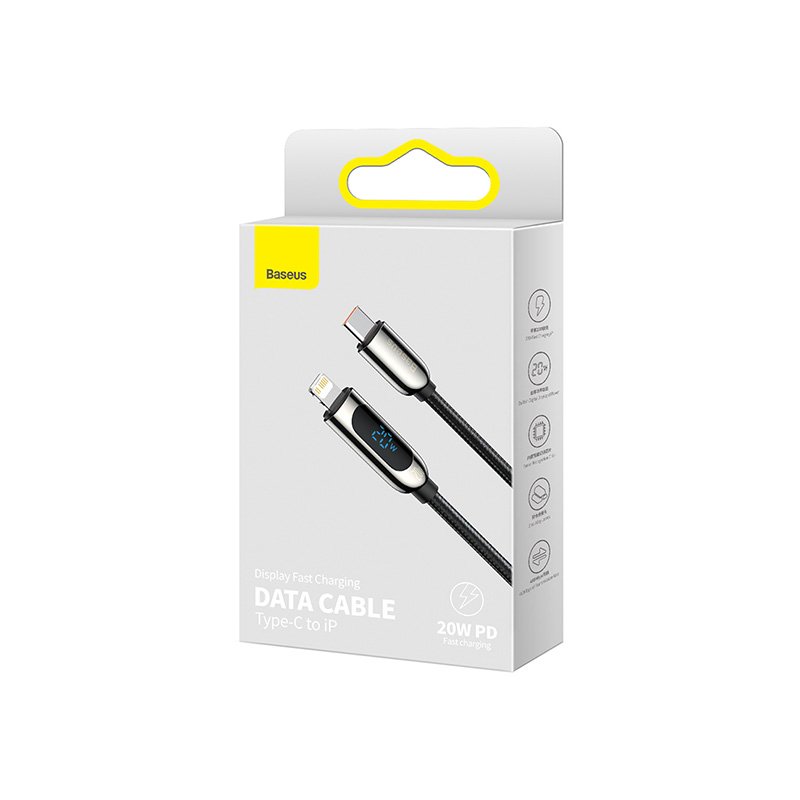 Baseus Display Fast Charging Data Cable Type-C to iP 20W - official view 3