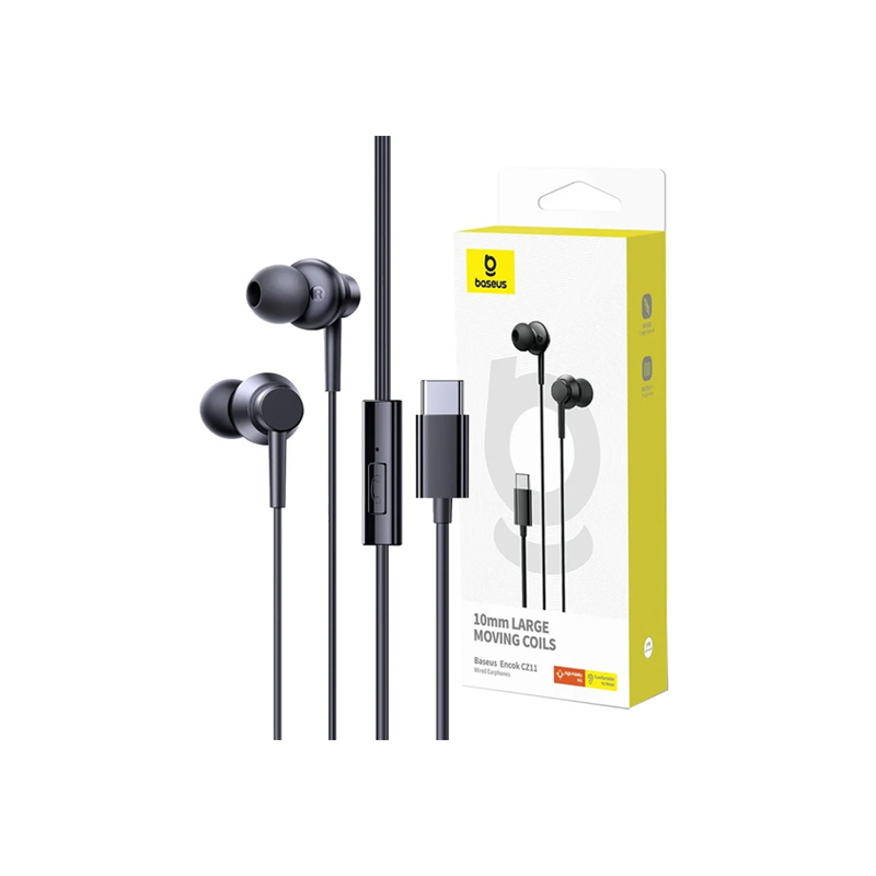 Baseus Encok CZ11 Type-C Wired Earphone - official view 2