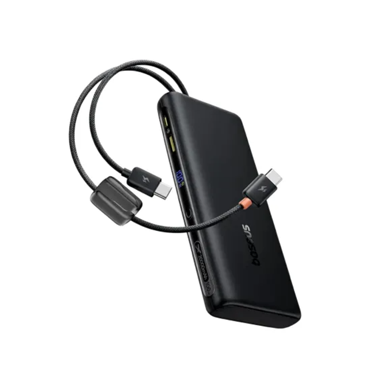 Baseus EnerFill FC41 100W Fast Charging Power Bank with Built in Cable - 20000mAh