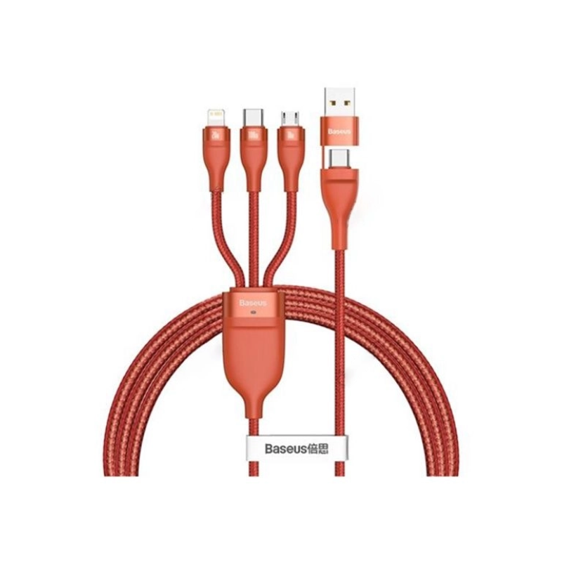 Baseus Flash Series Two For Three Data Cable - 1.2m - official view 2