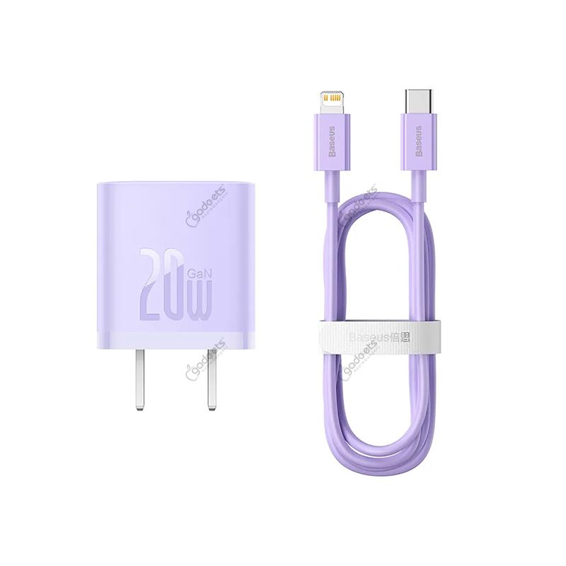 Baseus GaN5 Fast Charger 1C 20W CN Set (Mini) - official view 3
