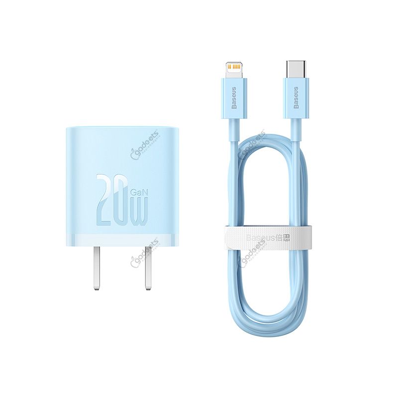 Baseus GaN5 Fast Charger 1C 20W CN Set (Mini) - official view 2