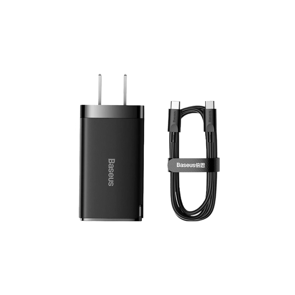 Baseus GaN5 Pro Fast Charger 2C+U 65W CN Xiaobai series fast charging Cable (CCGP120001)