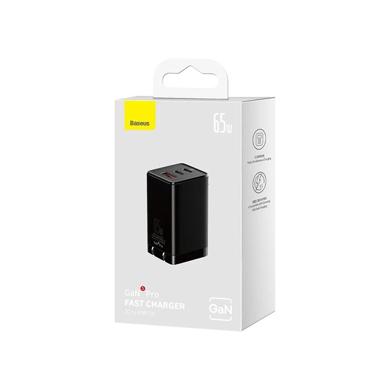 Baseus GaN5 Pro Fast Charger 2C+U 65W CN - official view 4
