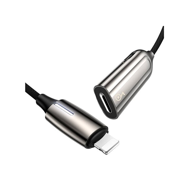 Baseus L55 2-in-1 iP Male to Dual iP Female Adapter - official view 2