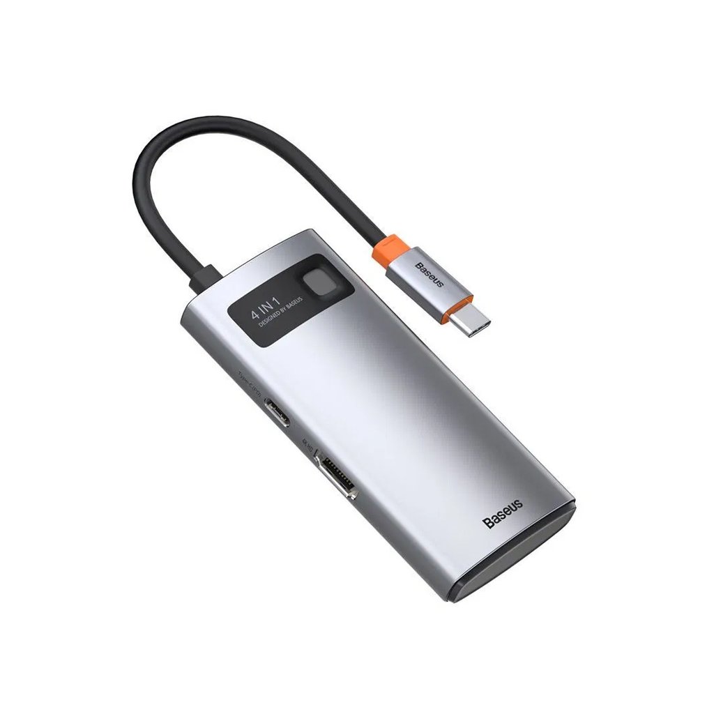 Baseus Metal Gleam Series/ Starjoy 4 in 1 Multifunctional Type-C Hub - official view 3