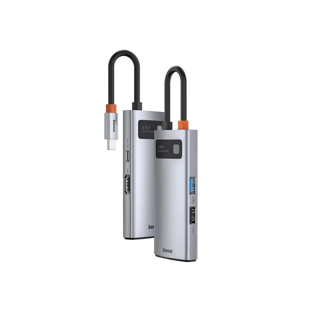 Baseus Metal Gleam Series/ Starjoy 4 in 1 Multifunctional Type-C Hub - official view 4