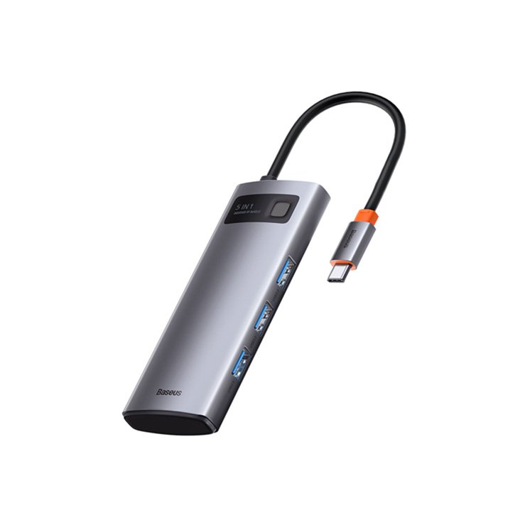 Baseus Metal Gleam Series/ Starjoy 5 in 1 Multifunctional Type-C Hub - official view 4